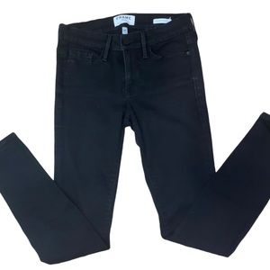Frame Le Skinny Jeanne Vian Ripped